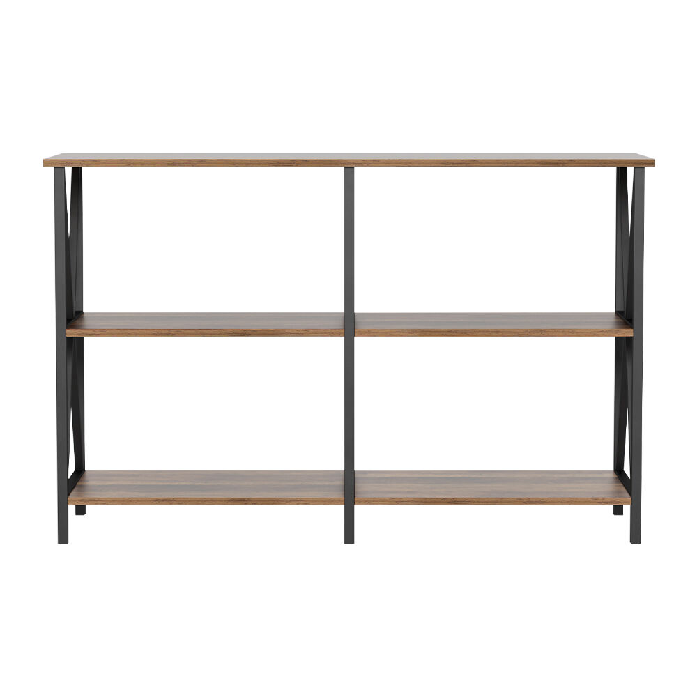 Artiss Console Table 120CM 3-tier Walnut Xiah Price