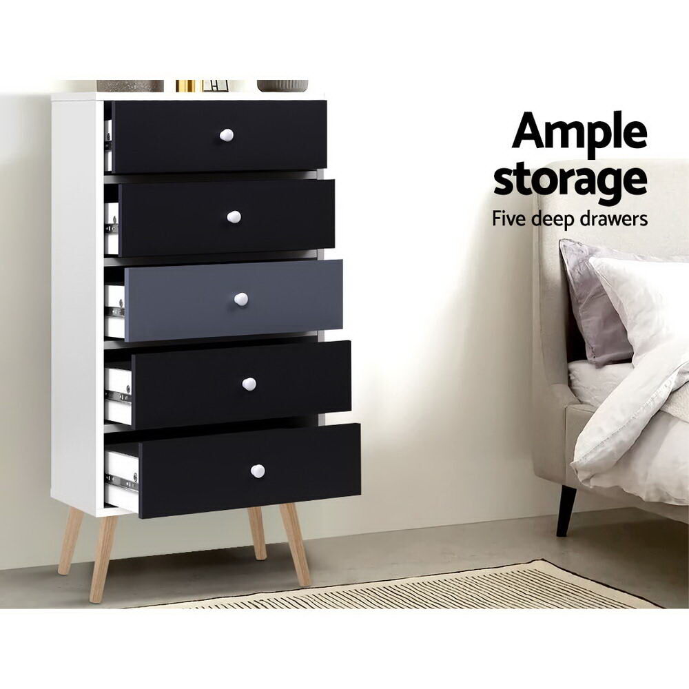 5 Chest of Drawers - BONDS White Price