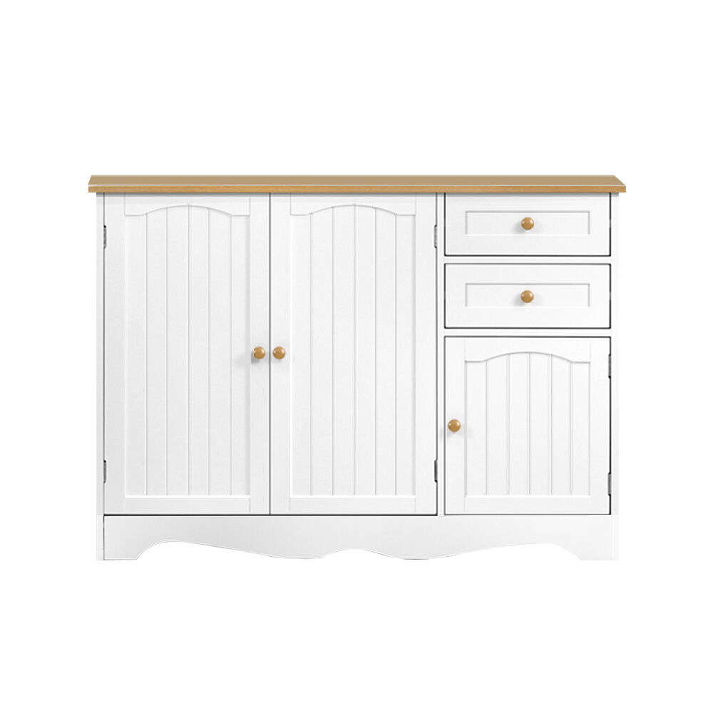 Artiss Buffet Sideboard 3 Doors - BERNE White Price