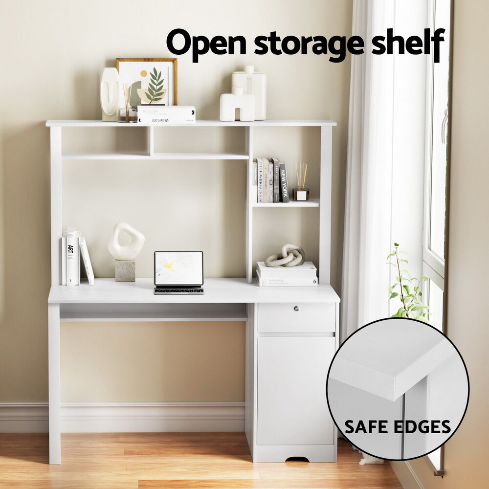 Computer Desk Office Study Desks Table Drawer Bookshelf Cabinet Price
