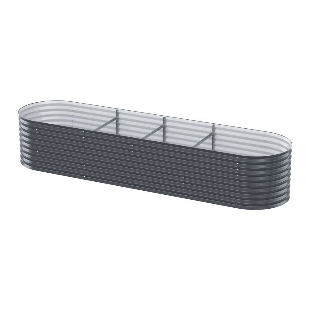 Green Fingers Garden Bed 320X80X56cm Oval Planter Box Price