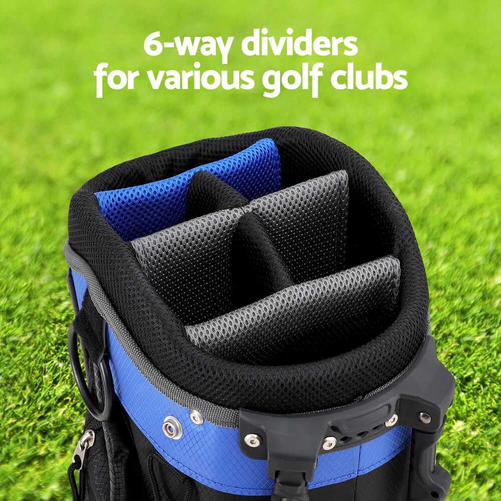 6 Way Dividers Golf Bag Stand Insulated Carry Bag Zippered Rain Cover Price