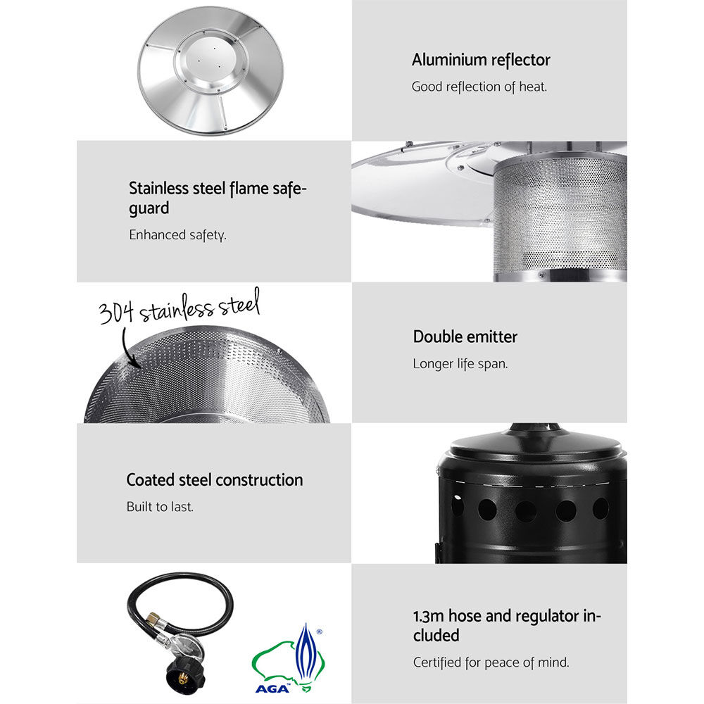 Devanti Outdoor Gas Patio Heater Price