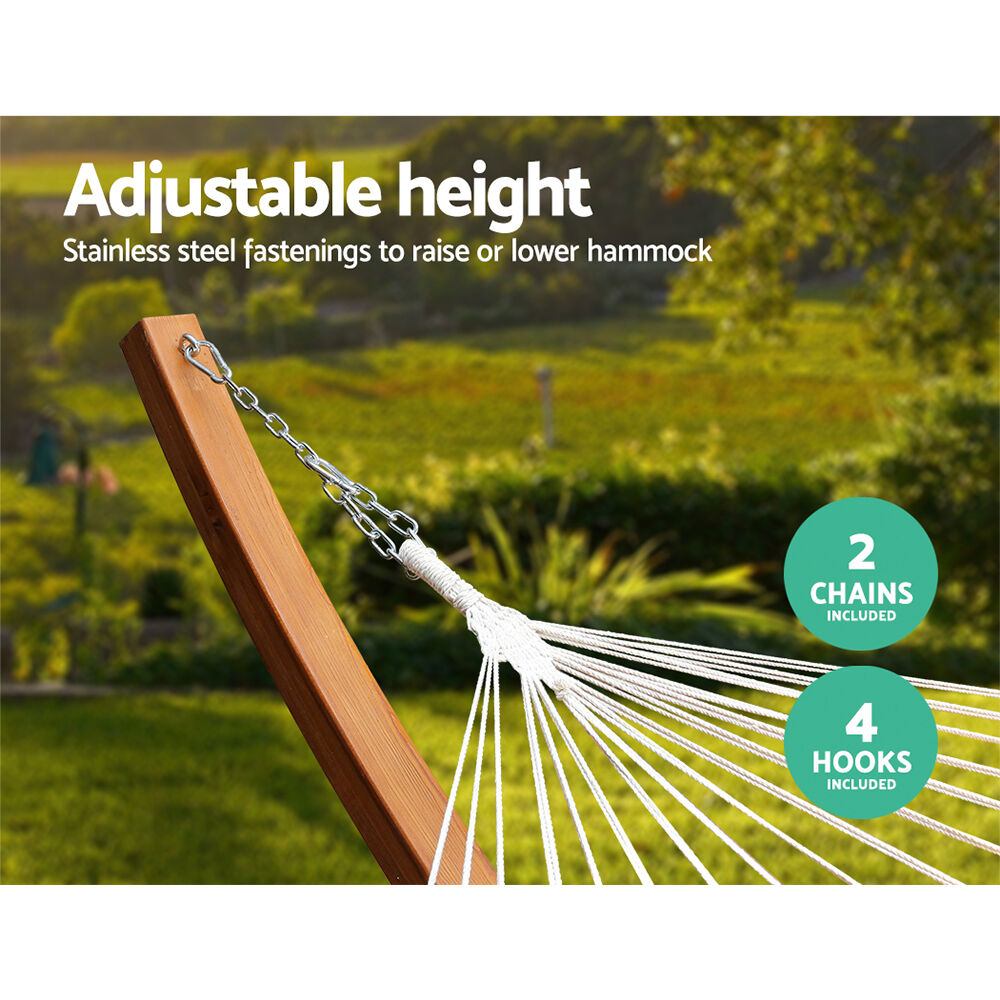 Hammock Bed Outdoor Camping Garden Timber Hammock with Stand Price