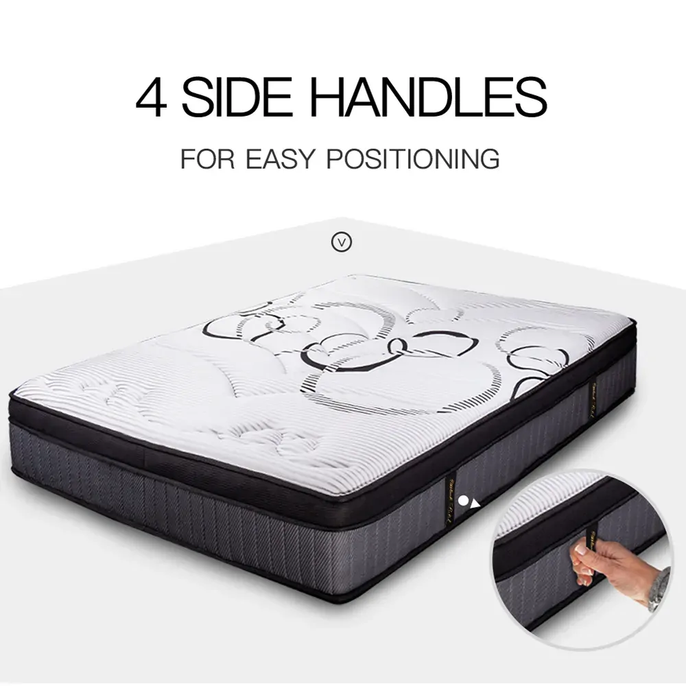 Bearsden Mattress Bed Euro Top Pocket Spring Firm Bedding Foam 34CM Price