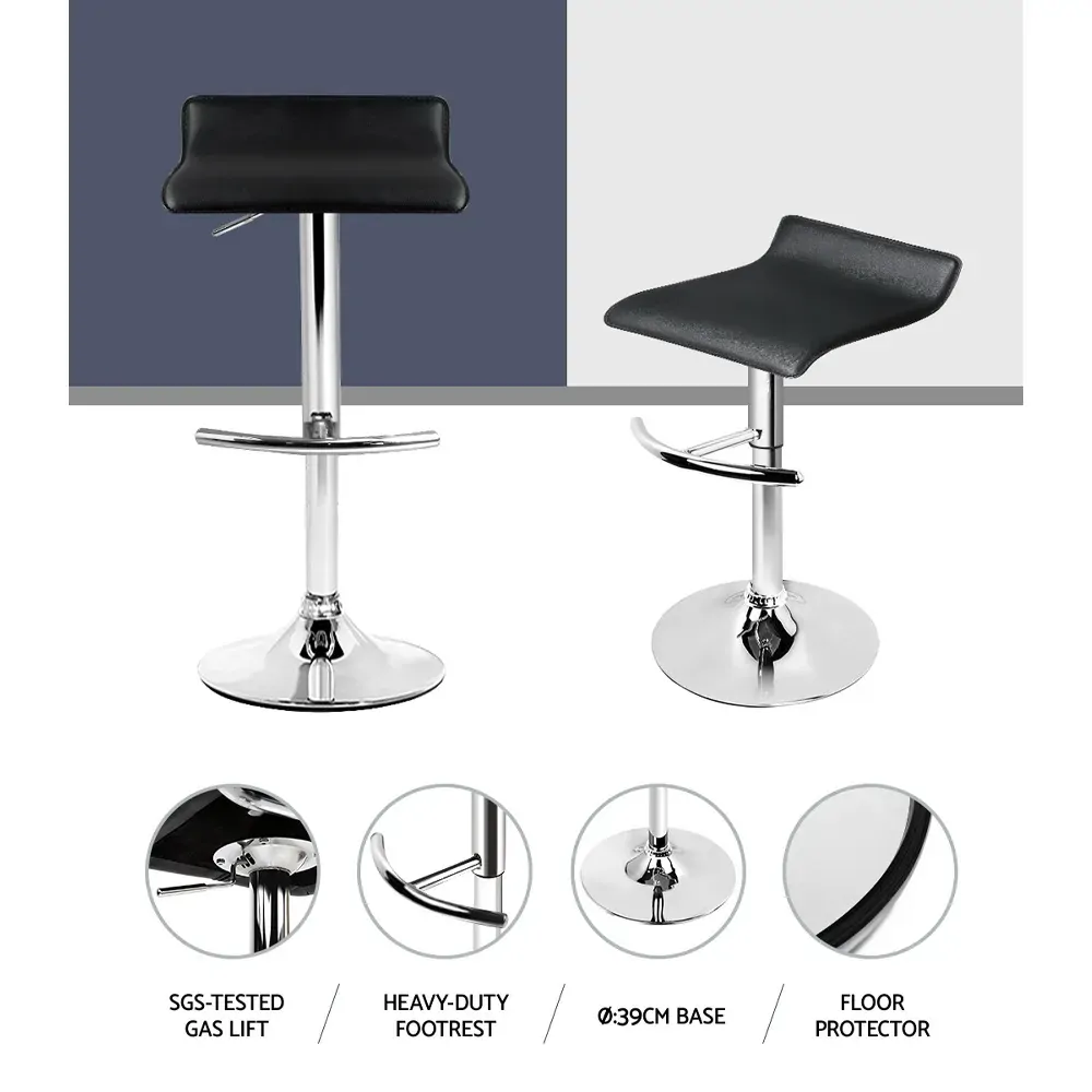 PU Leather Wave Style Bar Stools Price