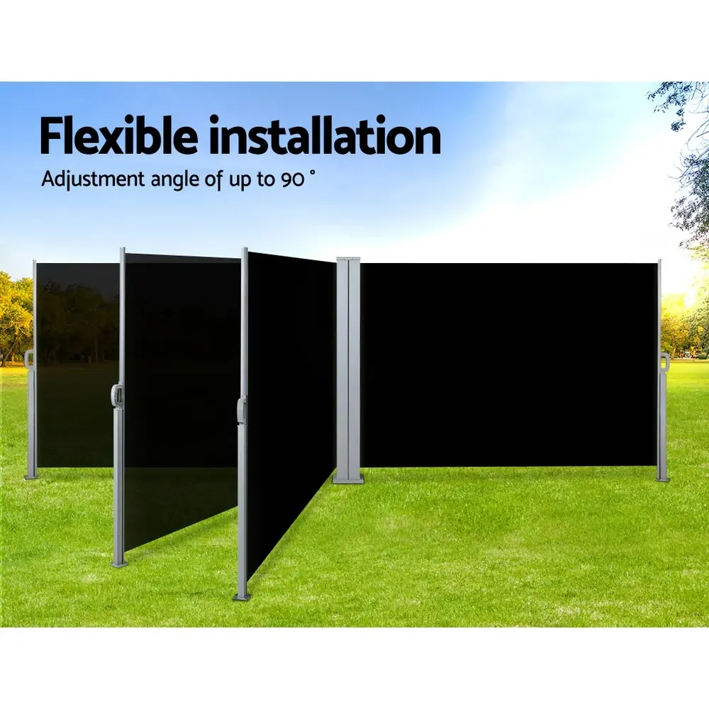 Side Awning Outdoor Blinds Sun Shade Retractable Screen BK Price