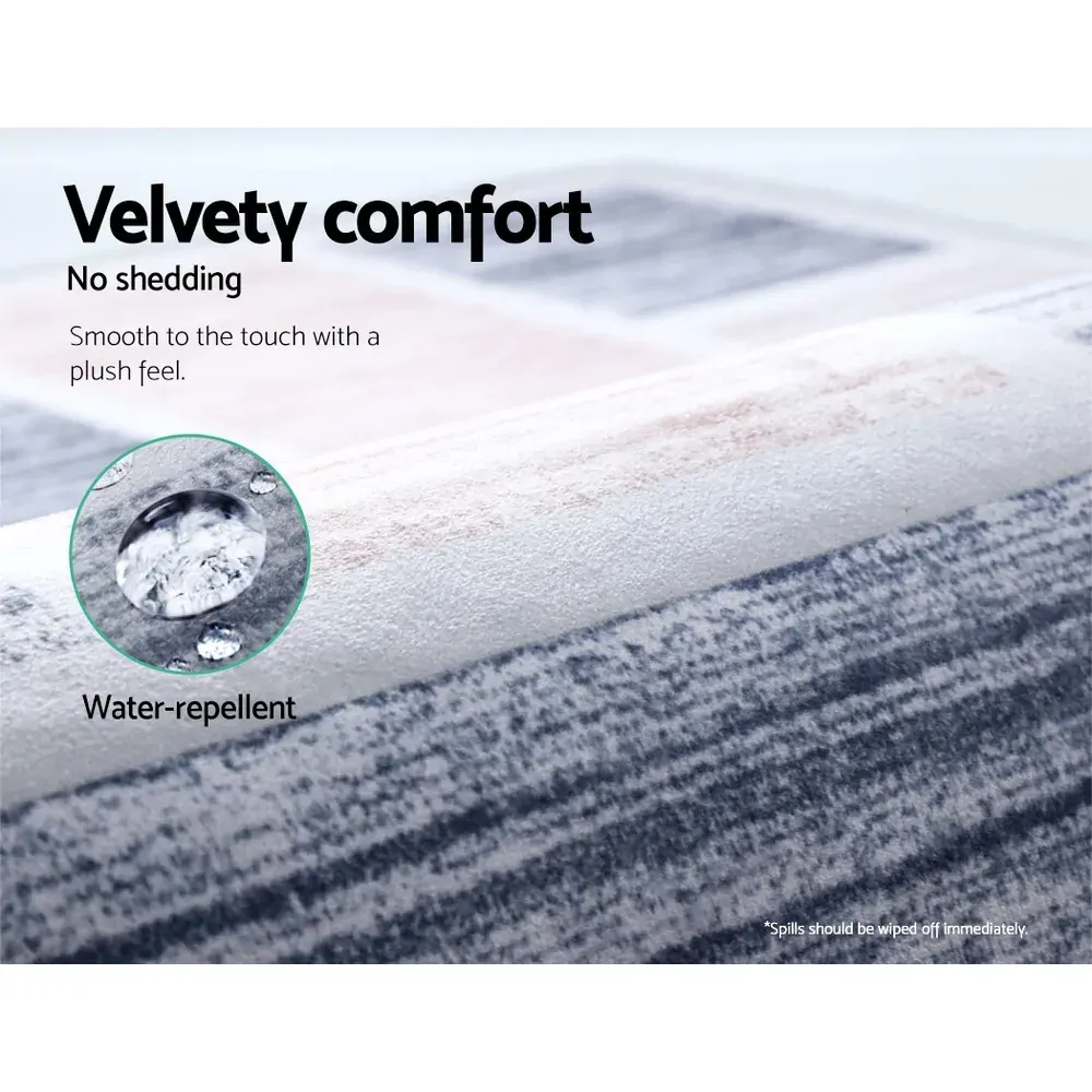 Floor Rugs Short Pile Area Rug Large Modern Carpet Soft Grey Price