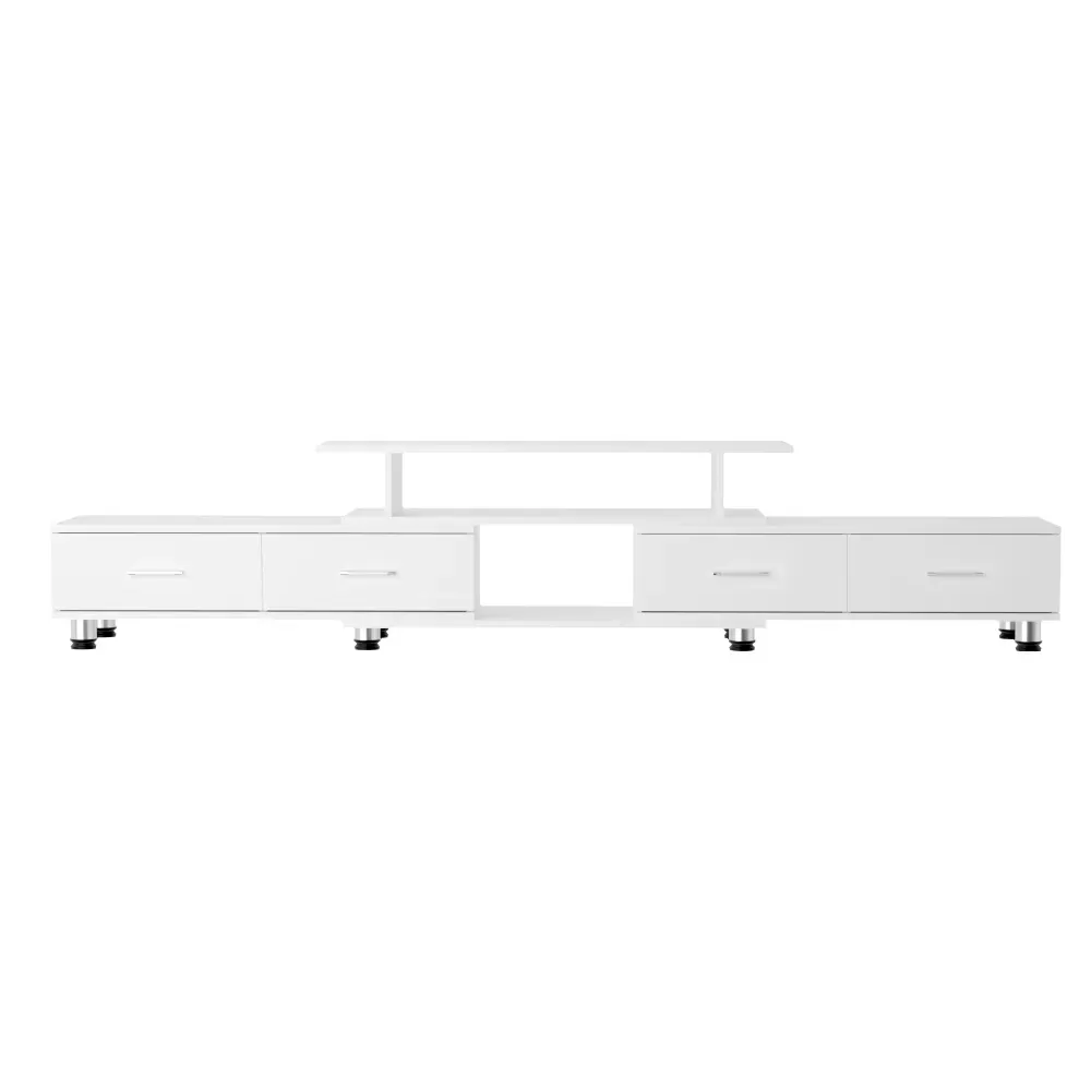Crawley TV Cabinet Entertainment Unit Stand Wooden 160CM To 220CM Lowline Storage Drawers Price