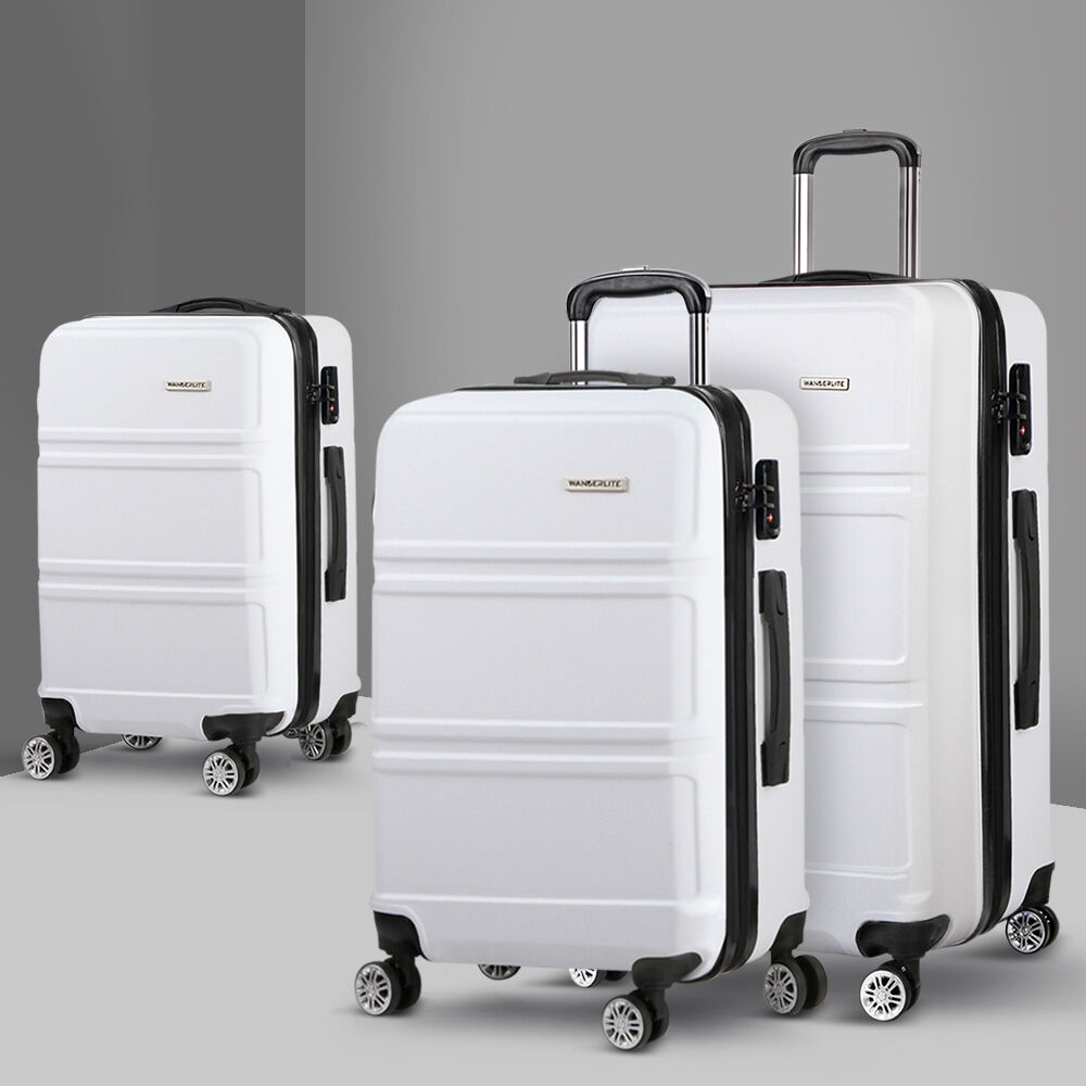 Luggage Trolley Travel Suitcase Set TSA Lock Hard Case Price
