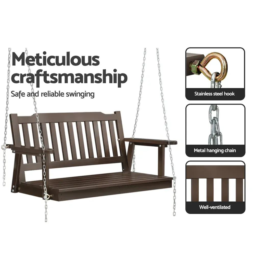 Porch Swing Chair with Chain Garden Bench Outdoor Furniture Wooden Price