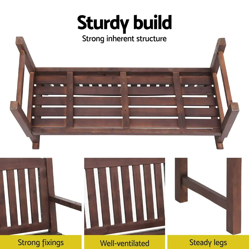 Outdoor Garden Bench Seat Wooden Chair Patio Furniture Timber Lounge Price