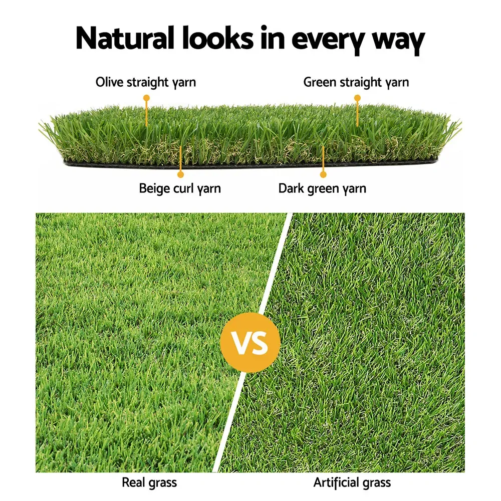 Artificial Grass Synthetic 30mm Fake Turf Plants Lawn 4-coloured Price