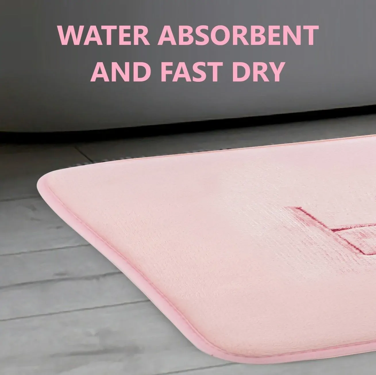 Extra Thick Memory Foam & Super Comfort Bath Rug Mat for Bathroom (60 x 40 cm) Price