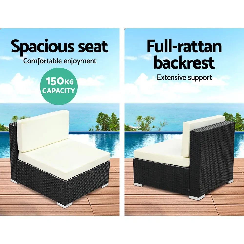 Outdoor Furniture Sofa Set Wicker Rattan Garden Lounge Chair Setting Price