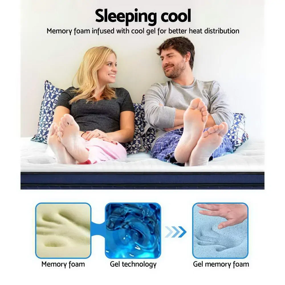Barracks Bedding Franky Euro Top Cool Gel Pocket Spring Mattress 34cm Thick Price