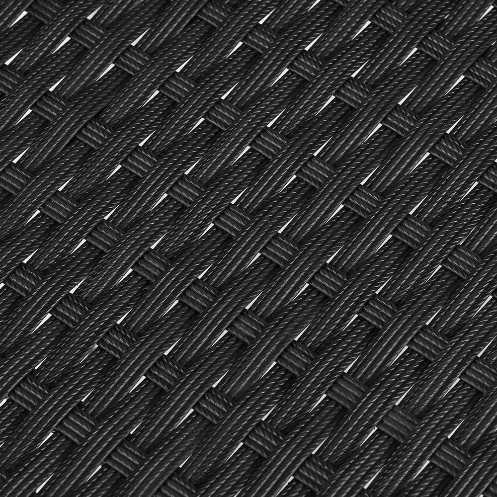 Outdoor Furniture Dining Chairs Wicker Garden Patio Cushion Black Gardeon Price
