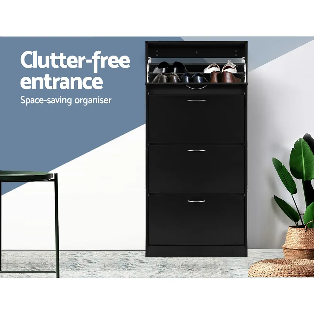 Shoe Cabinet Shoes Storage Rack Organiser 60 Pairs Shelf Drawer Price