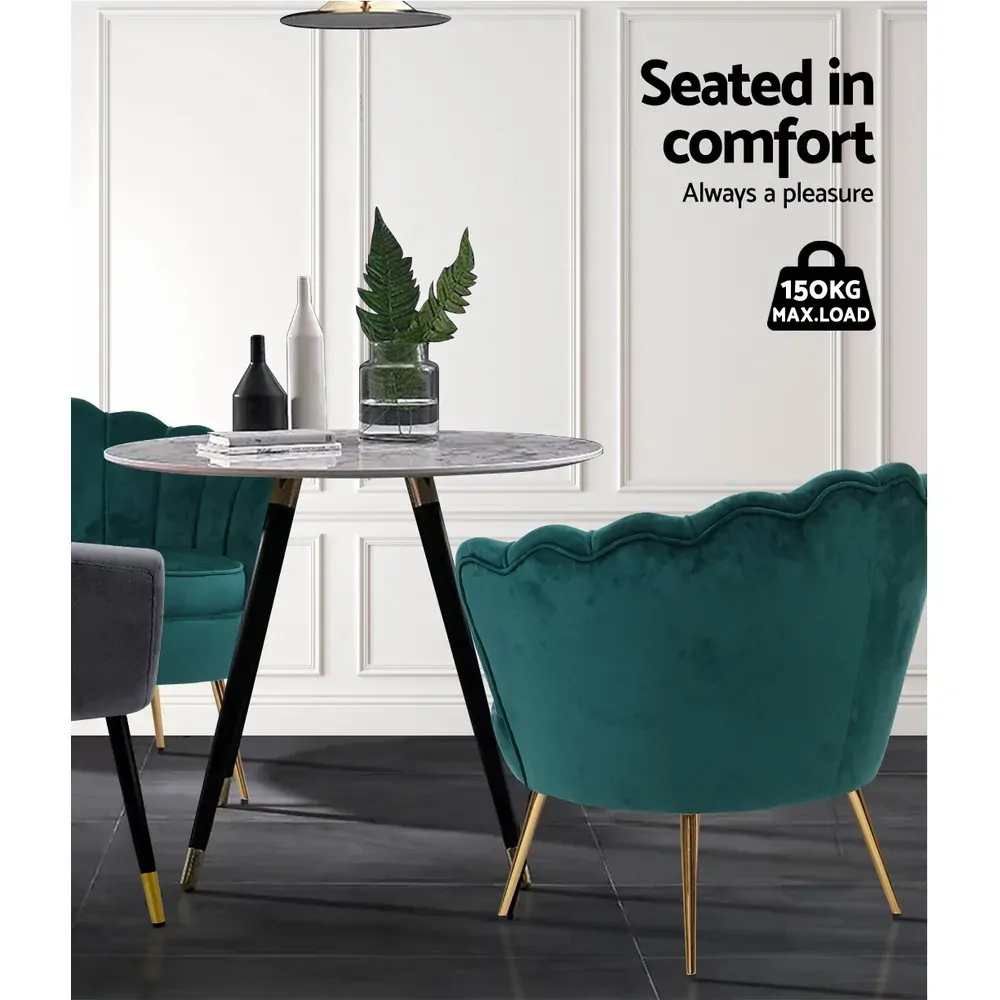 Armchair Lounge Chair Accent Armchairs Retro Lounge Accent Chair Single Sofa Velvet Shell Back Seat Price