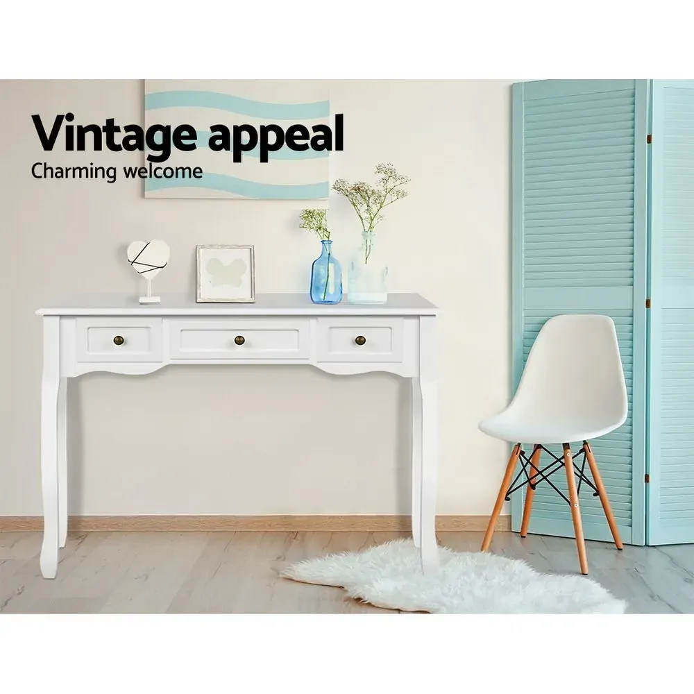 Hall Console Table Hallway Side Dressing Entry Wooden French Drawer Price