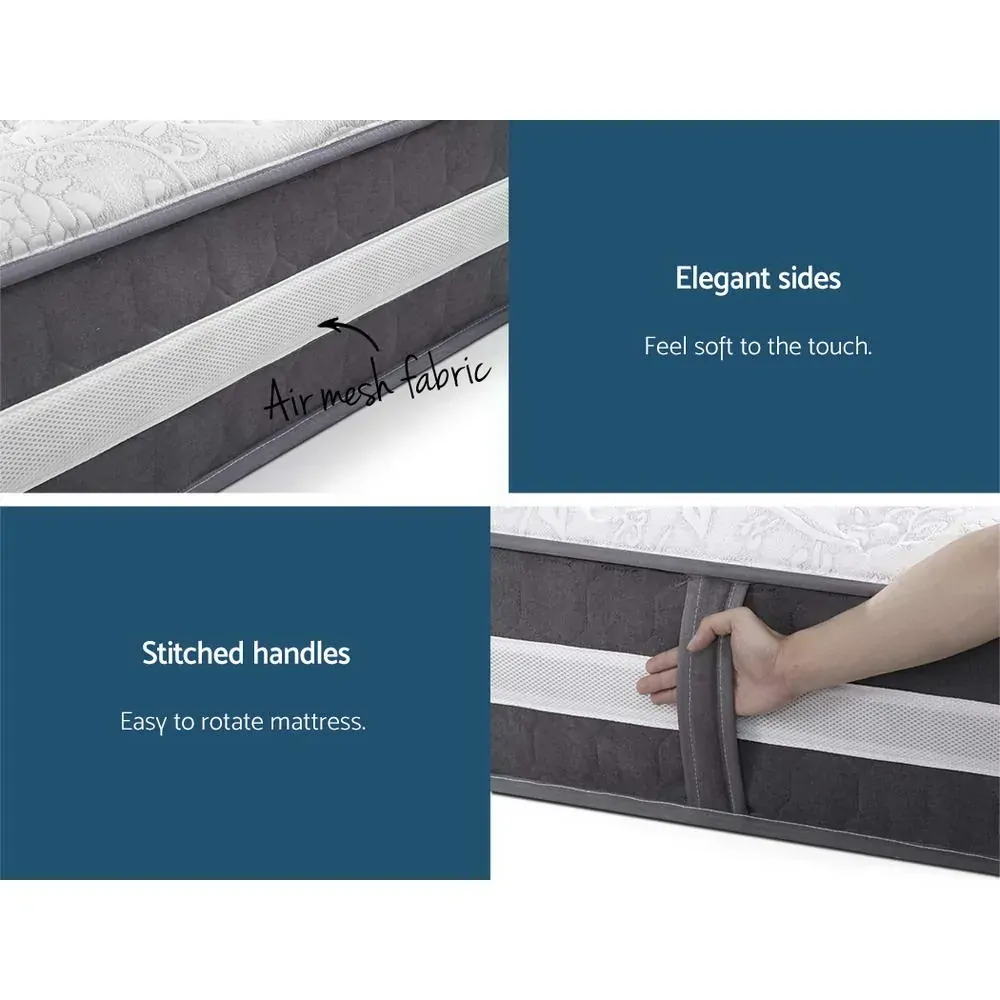 Bargoed Mattress Bed Size 7 Zone Pocket Spring Medium Firm Foam 30cm Price