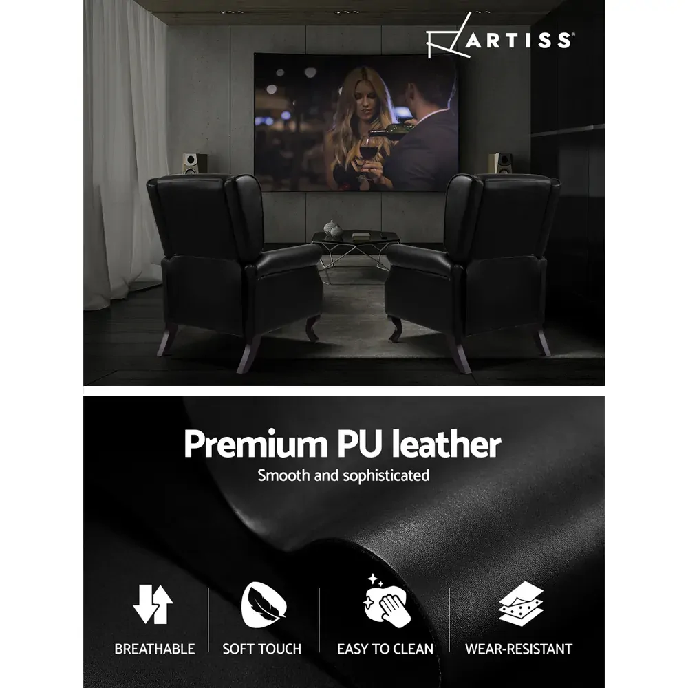 Recliner Chair Sofa Armchair Lounge Leather Price