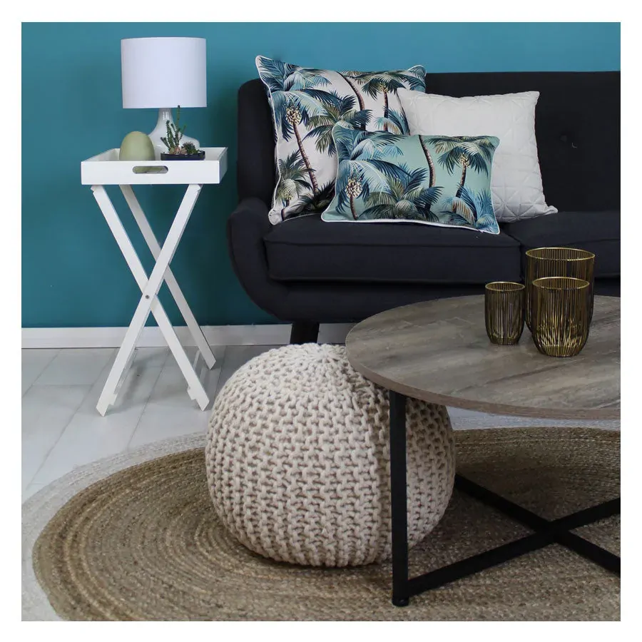Cushion Cover-With Piping-Palm Trees Lagoon Price