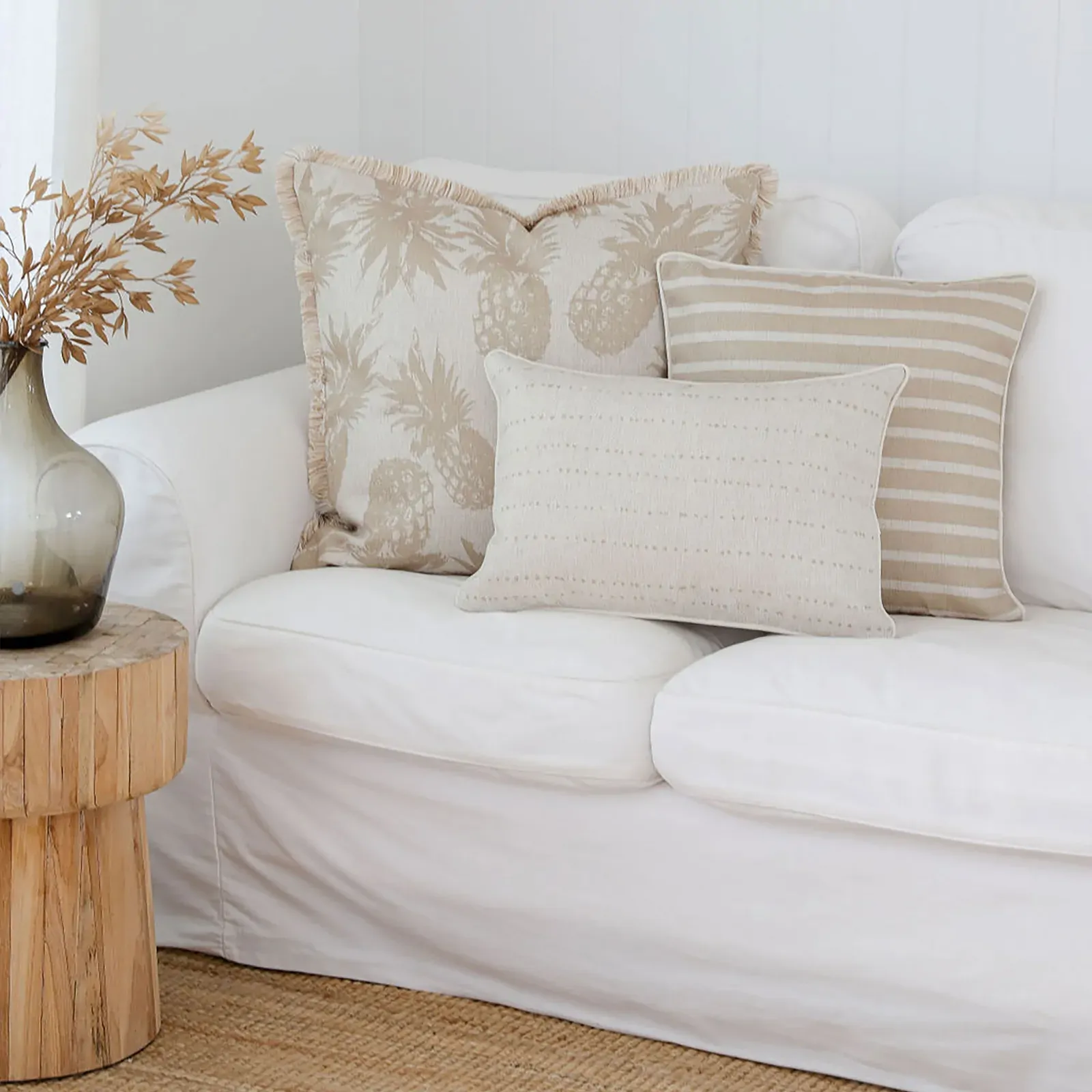 Cushion Cover-With Piping-Journey Beige Price