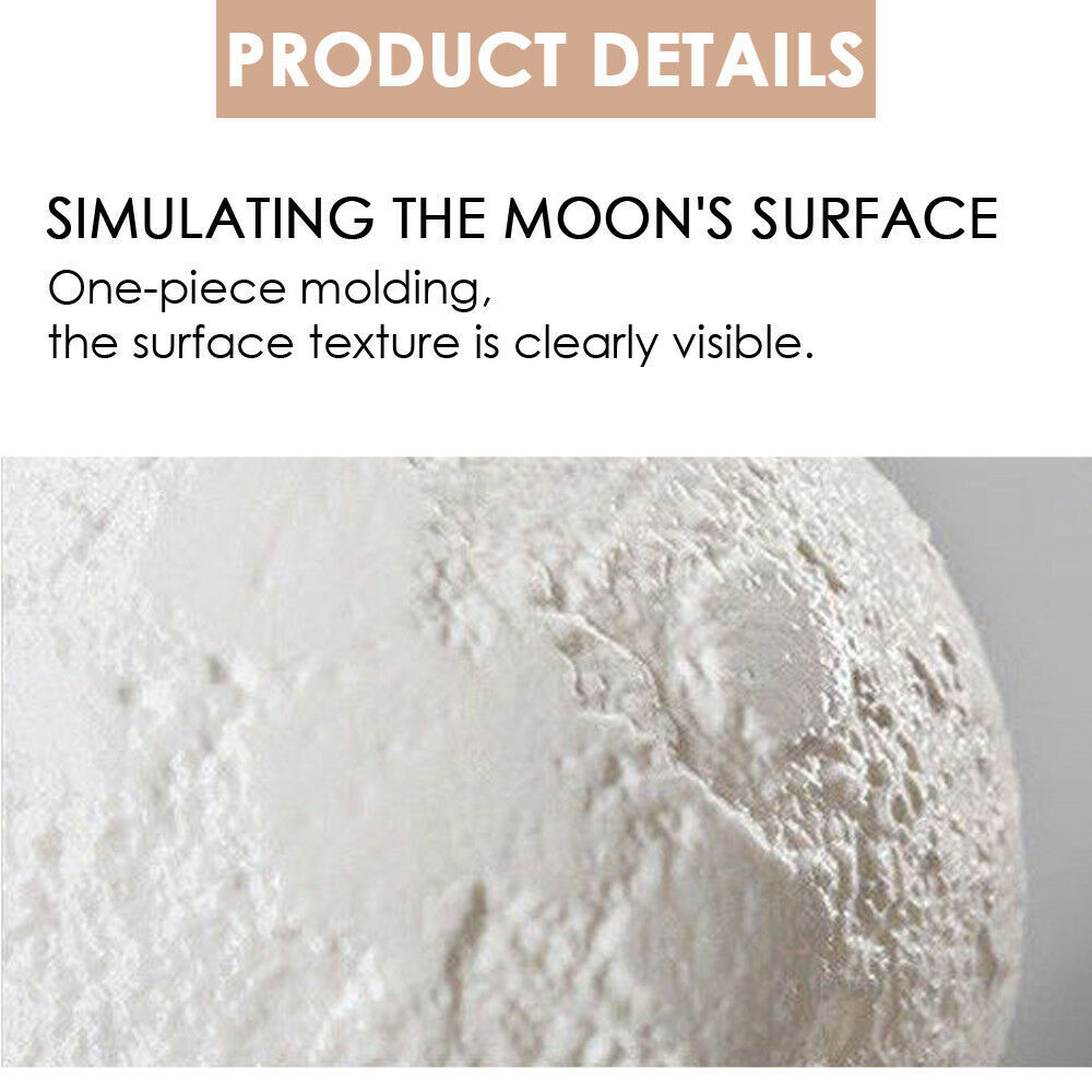 3D Magical Moon Lamp USB LED Night Light Moonlight Touch Sensor Diameter Price
