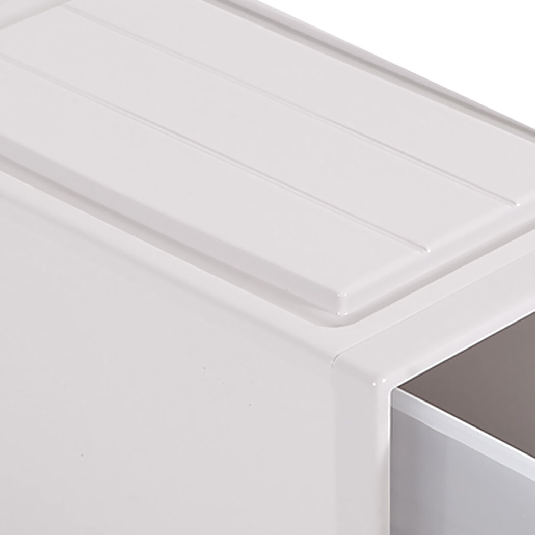 2x Plastic Wide Drawer Shoes Storage Boxes Stackable Clothes Kids Toys Organiser Price