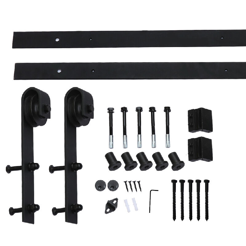 Antique Classic Style Barn Door Hardware Track Roller Kit Price