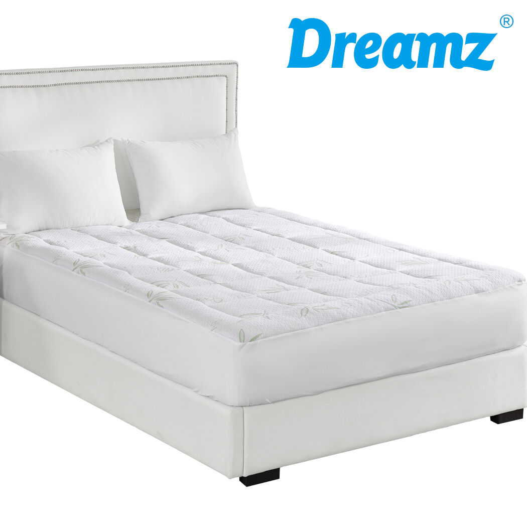 Bamboo Pillowtop Mattress Topper Protector Waterproof Cool Cover Price