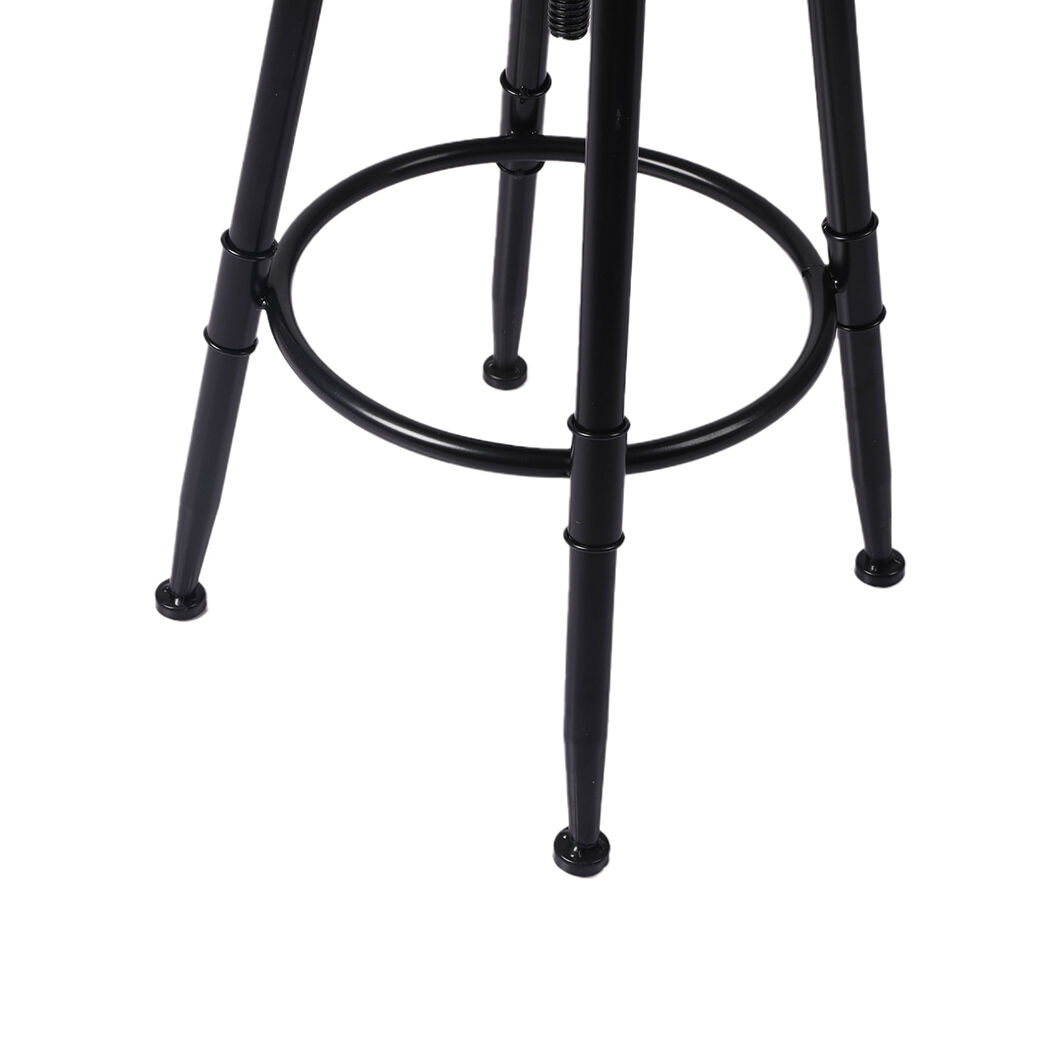 Industrial Bar Stools Kitchen Stool PU Leather Barstools Swivel Chair Price