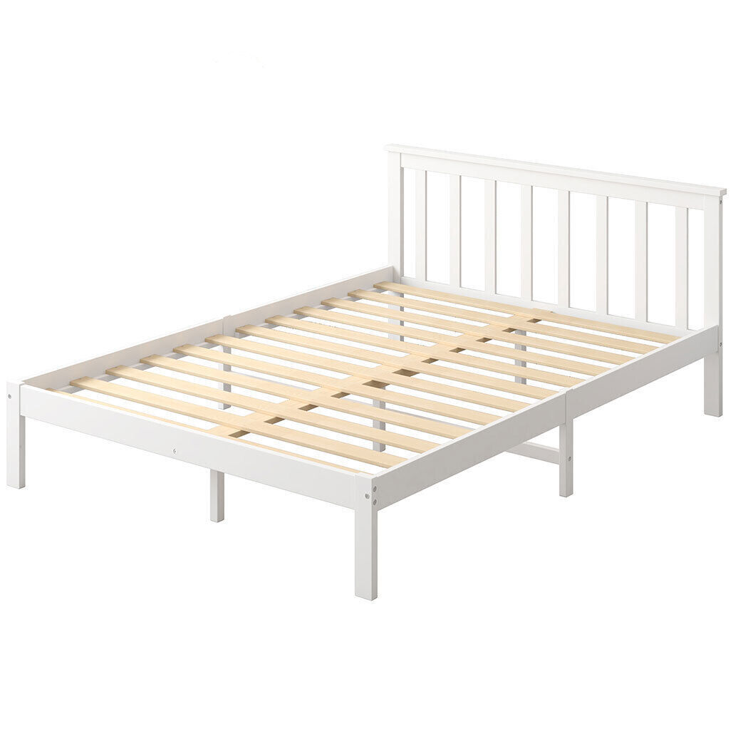 Amesbury Wooden Bed Frame Full Size Mattress Base Timber Price