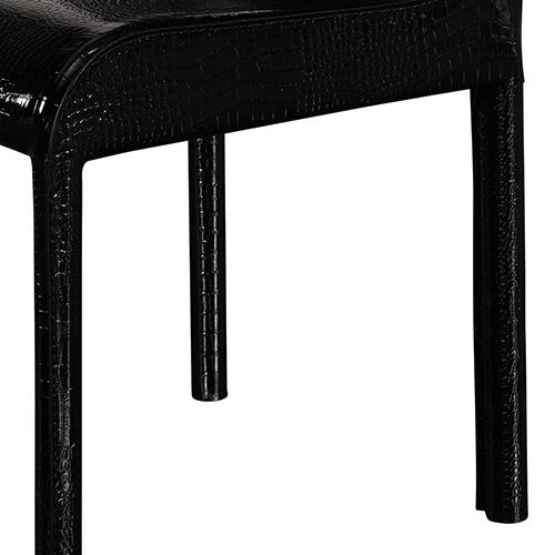 2x Steel Frame Leatherette Medium High Back rest Dining Chairs with Wooden legs Price