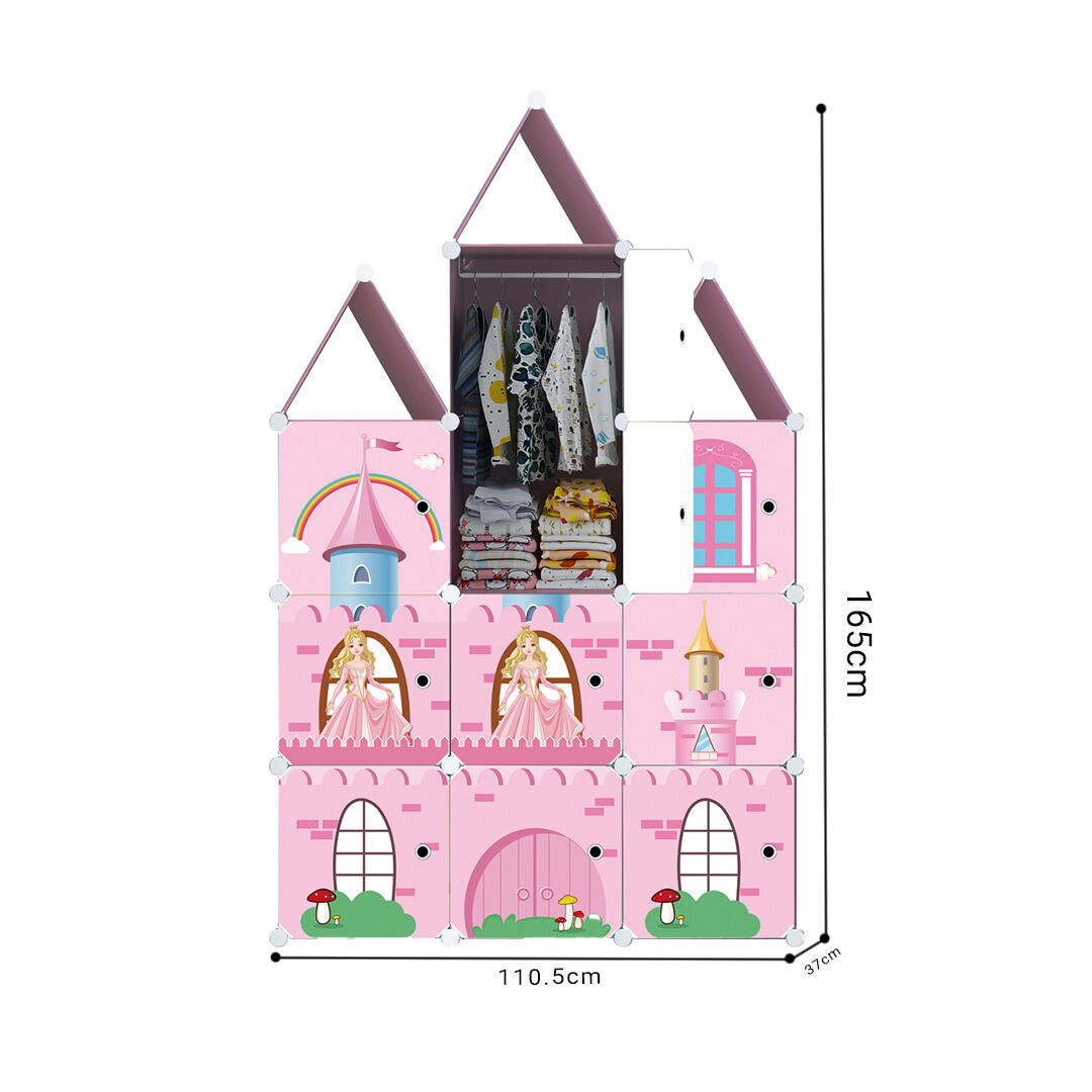 10 Cubes DIY Portable Wardrobe Divide-Grid Modular Storage Organiser Foldable Closet Price