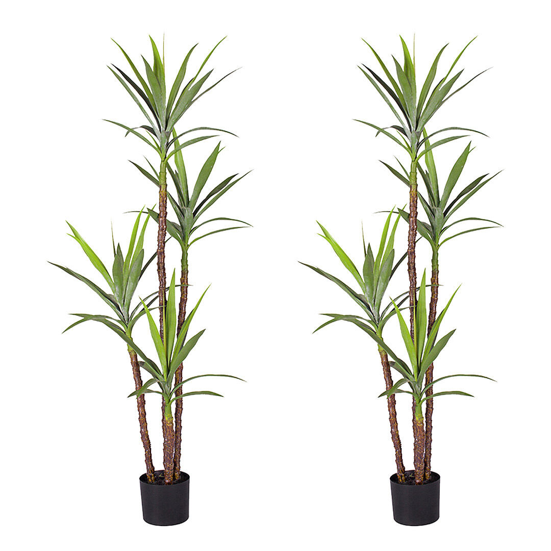 Artificial Natural Green Dracaena Yucca Tree Fake Tropical Indoor Plant Home Office Decor Price