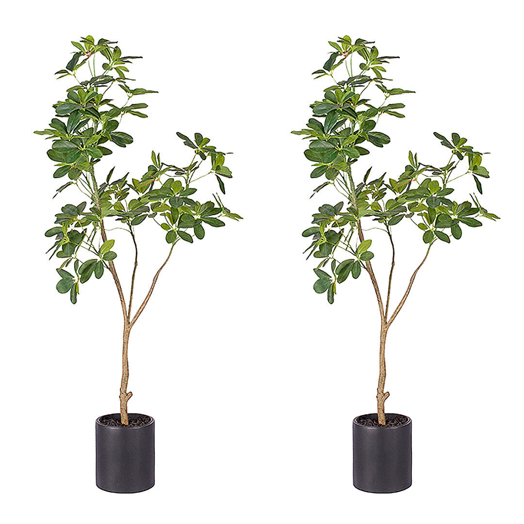 Artificial Natural Green Schefflera Dwarf Umbrella Tree Fake Tropical Indoor Plant Home Office Decor Price