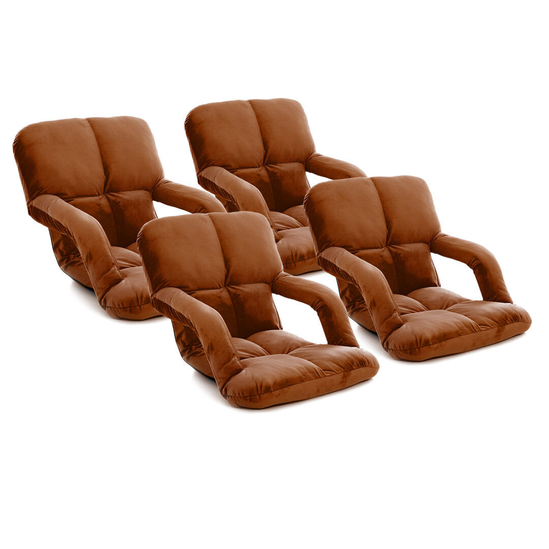 Foldable Lounge Cushion Adjustable Floor Lazy Recliner Chair with Armrest Price