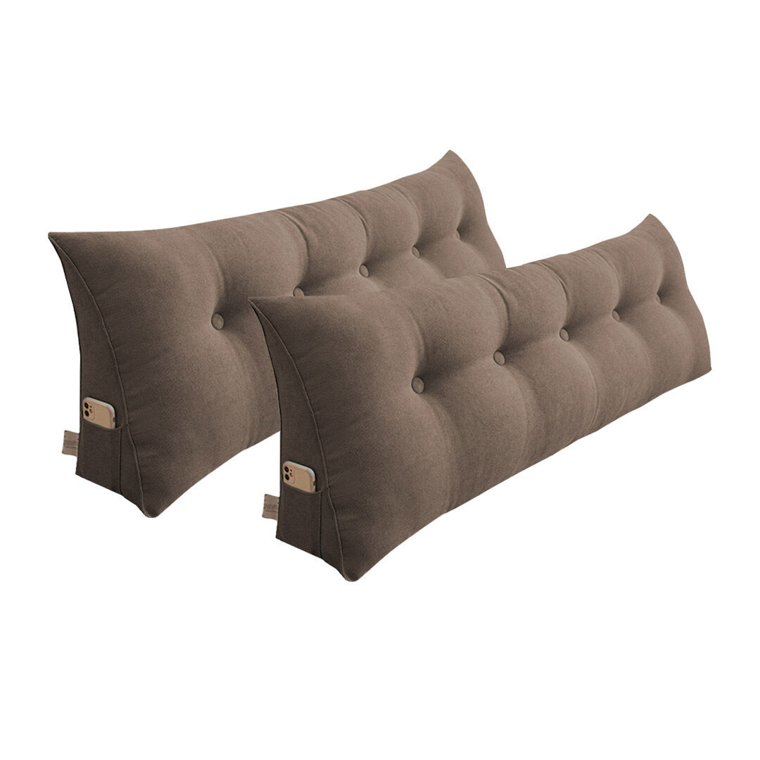 Triangular Wedge Bed Pillow Headboard Backrest Bedside Tatami Cushion Home Decor Price