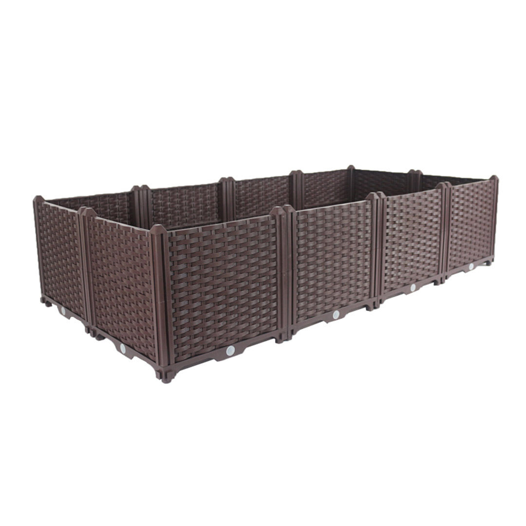 Elevated Raised Garden Bed Plants Vegetable Herb Flower Outdoor Plastic Planter Box Price