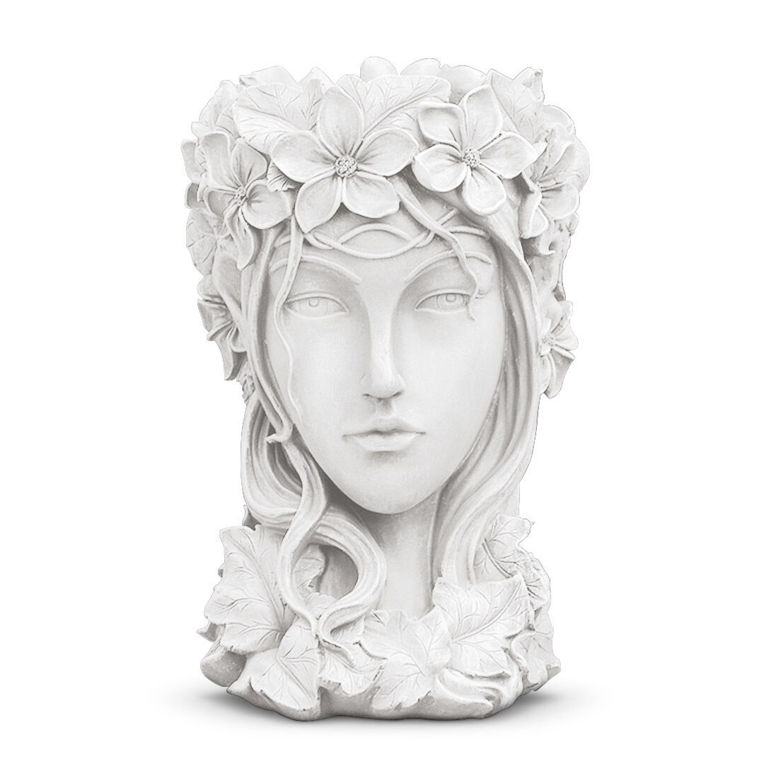 Resin Creative Goddess Head Statue Planter Bonsai Flower Succulent Pot Decor Price