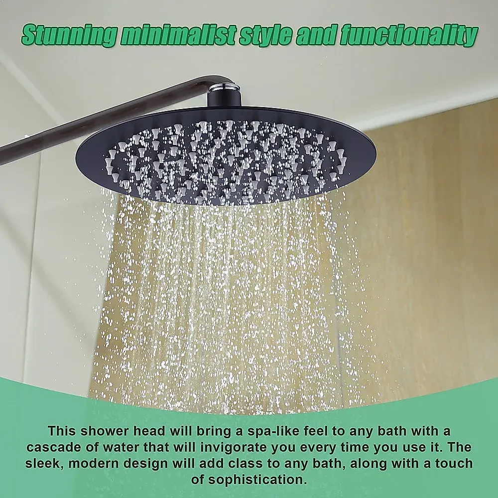 200mm Shower Head Round 304SS Electroplated Price