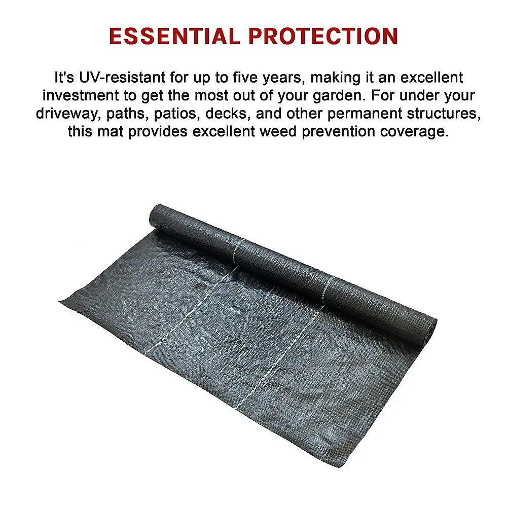 Heavy Duty Weed Control PP Woven Fabric Weed Mat Gardening Plant Price