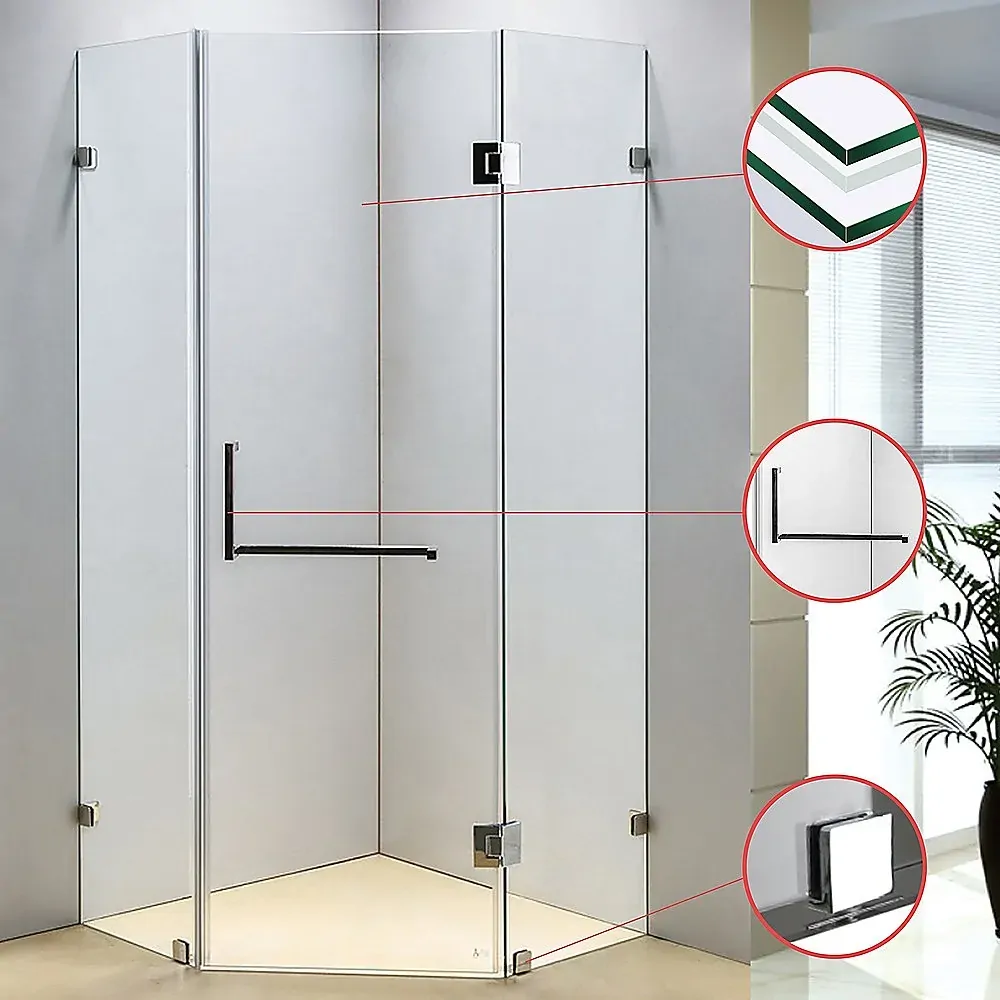 Frameless 10mm Glass Shower Screen By Della Francesca Price