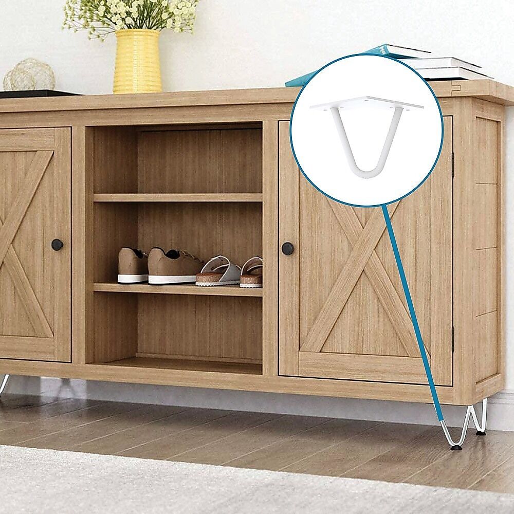 Set of 4 Industrial Retro Hairpin Table Legs 12mm Steel Bench Desk Price