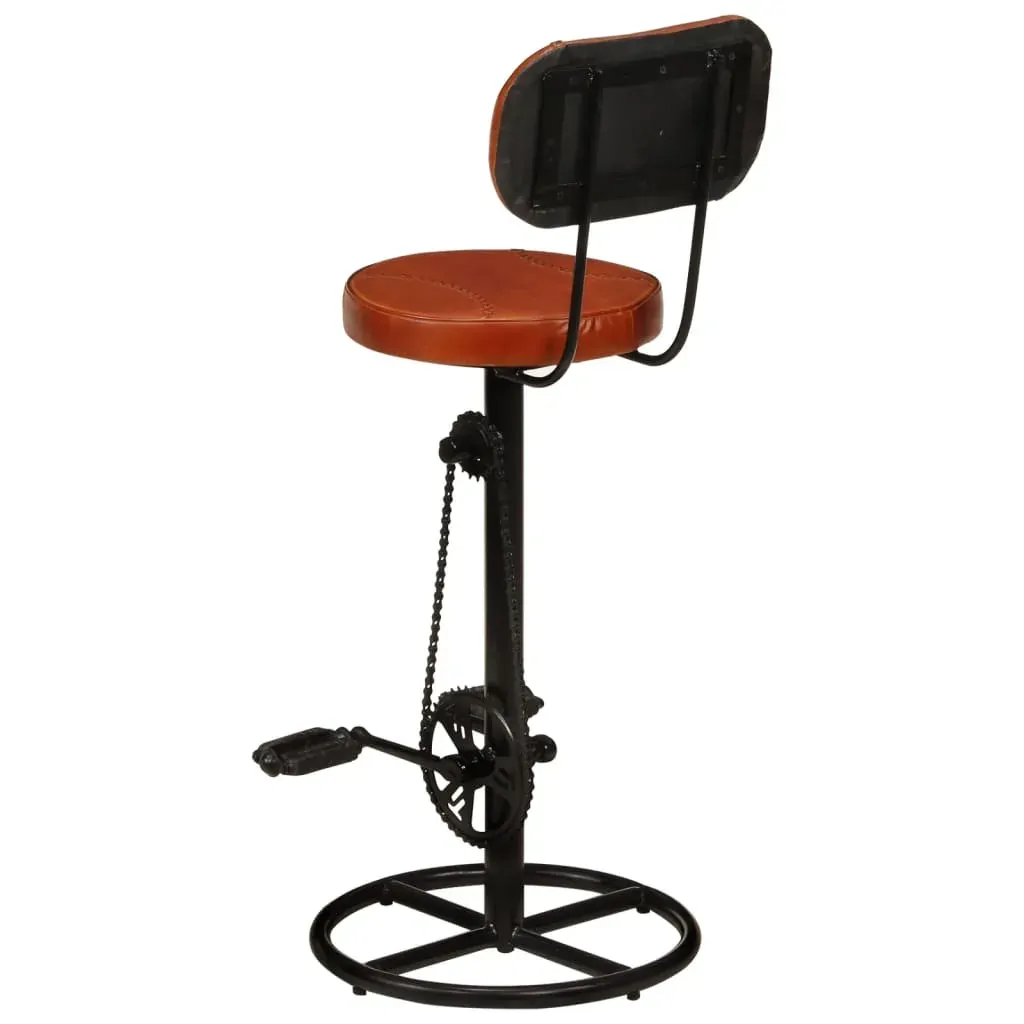 Bar Stools 2 pcs and Real Goat Leather Price