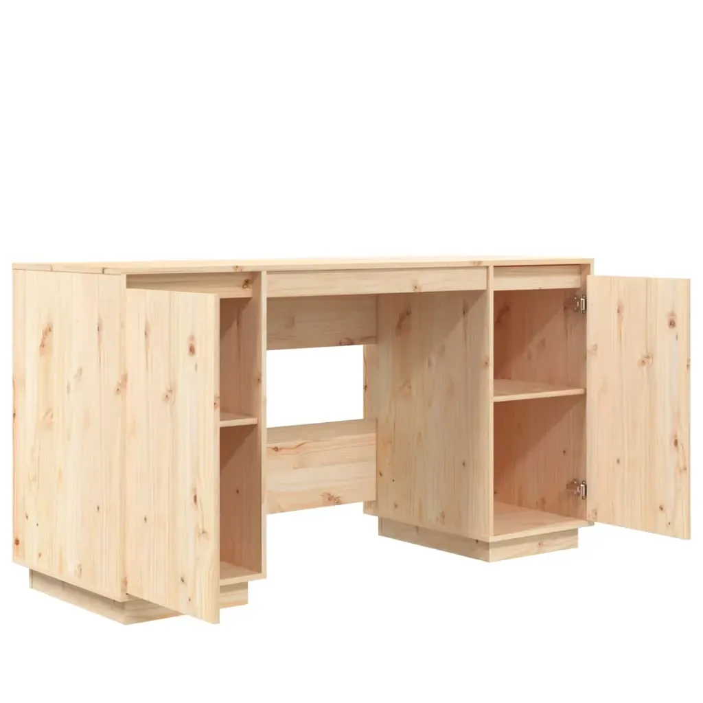 Desk 140x50x75 cm Solid Wood Pine Price