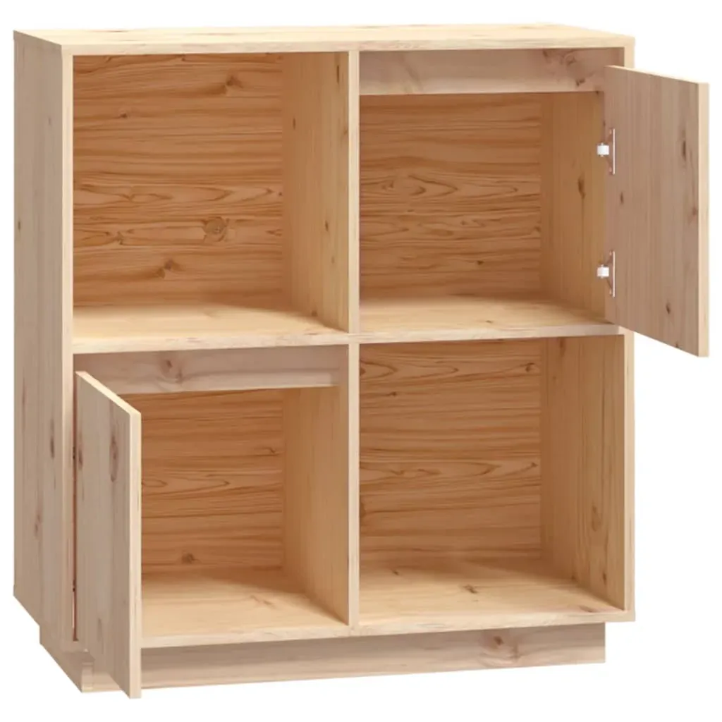 Sideboard 74x35x80cm Solid Wood Pine Price