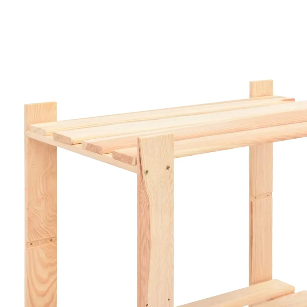 5-Tier Storage Rack 80x38x170 cm Solid Wood Pine 250 kg Price